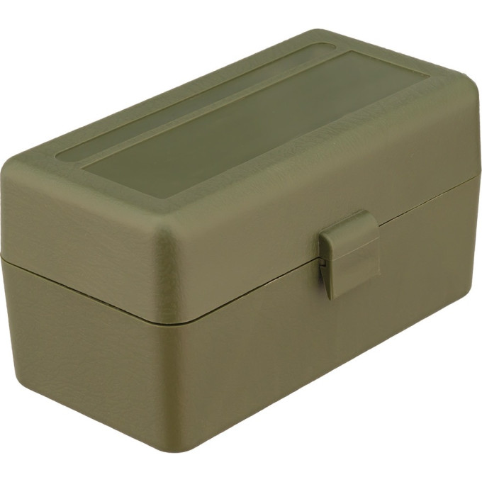 Кейс SHOTTIME BX-908 для 50 патронов 7,62x54R, полипропилен, тёмно-зелёный ST-BX-908-G