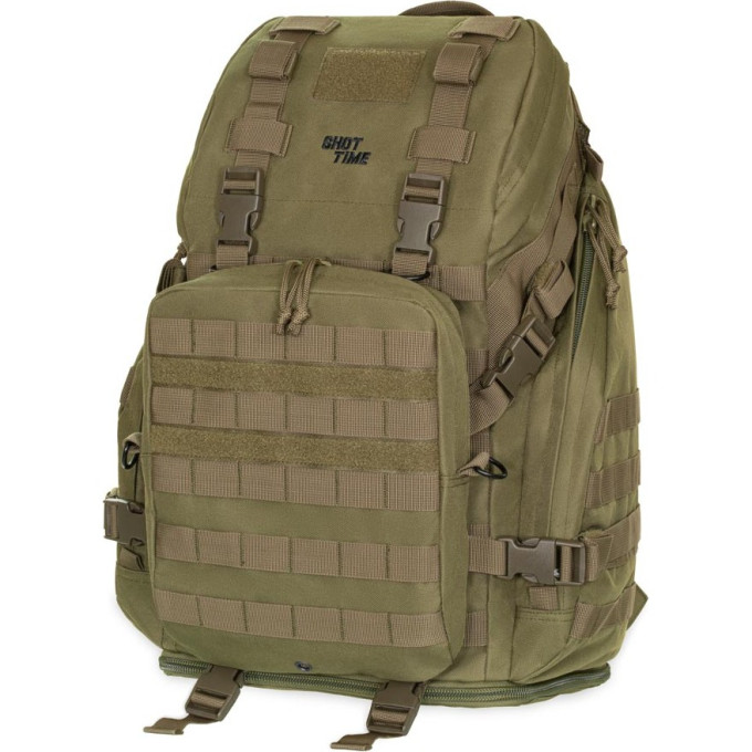 Рюкзак ShotTime Tactical, 45л, цвет олива ST-BP-11009-OD